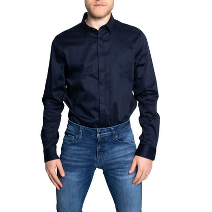 Armani Exchange Camicia Uomo blue S Camicie Uomo by Armani Exchange | E-MODA