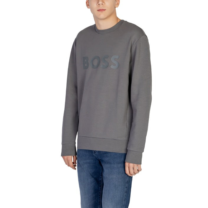 Boss Felpa Uomo grey Abbigliamento Felpe by Boss | E-MODA