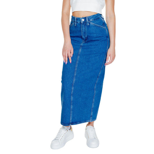 Calvin Klein Jeans Gonna Donna blue W24 Abbigliamento Gonne by Calvin Klein Jeans | E-MODA