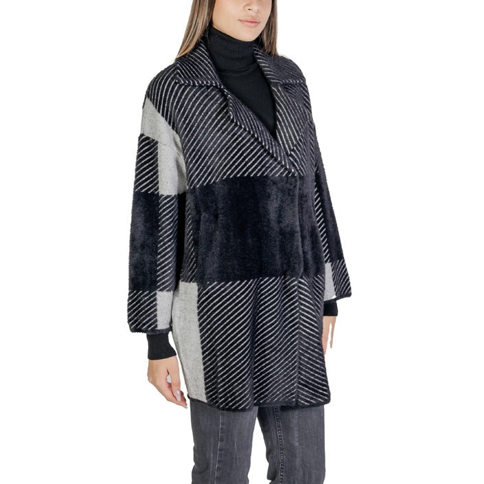 Sandro Ferrone Cappotto Donna black Abbigliamento Cappotti by Sandro Ferrone | E-MODA